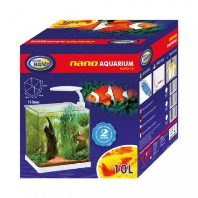 Nano Aquarium Set 10 Liter mit LED in weiss für Garnelen - Aquarien und Zubehoer - Delmenhorst