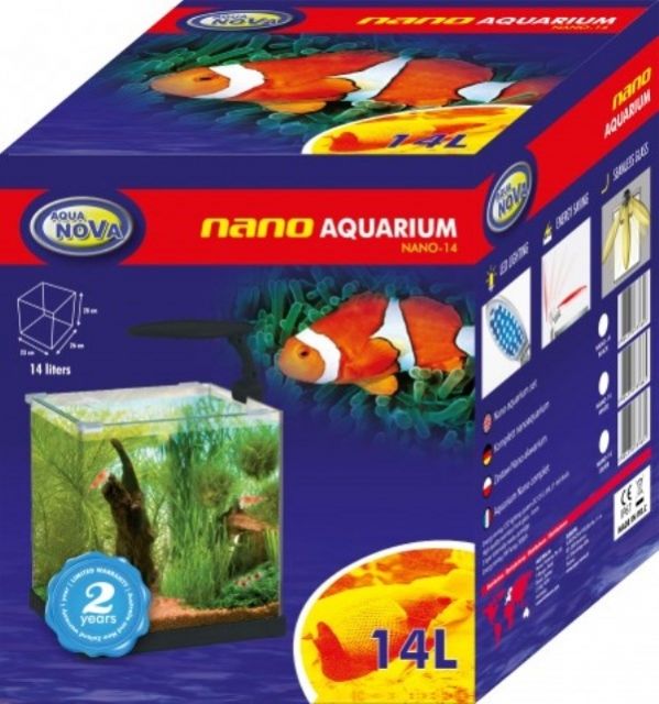 Nano Aquarium Set 14 Liter mit LED für Garnelen Krebse - Aquarien und Zubehoer - Delmenhorst