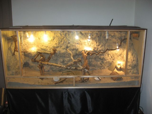 Großes Terrarium zu verkaufen  230Lx80Tx100H  - Terrarien - Tawern