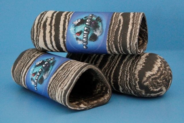 Welshöhle 10cm Stollenform in schwarz / weiß für L134 Welse - Aquarien Zubehoer - Delmenhorst